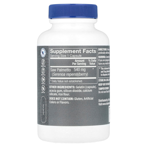 The Vitamin Shoppe, Мужские ягоды серенои, 540 мг, 100 капсул