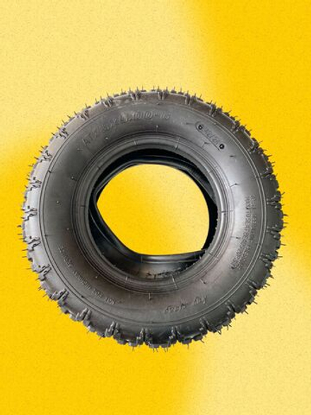 Покрышка 13x5.00-6 с камерой для электросамоката WHITE SIBERIA TEVERUN BANDIT