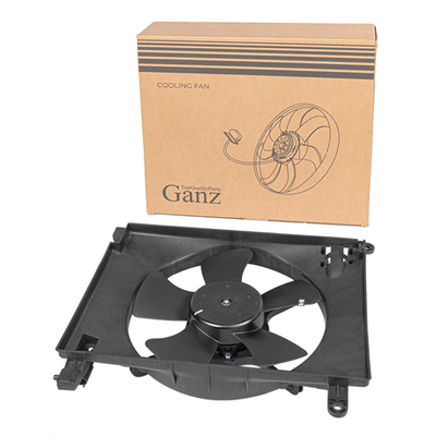 Вентилятор радиатора в сборе CHEVROLET Aveo T200/DAEWOO Kalos 1.2/1.4/1.6 02- GANZ GIC06505