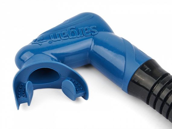 Набор маска+трубка в сумке Sargan Сталкер-Н синий/черный