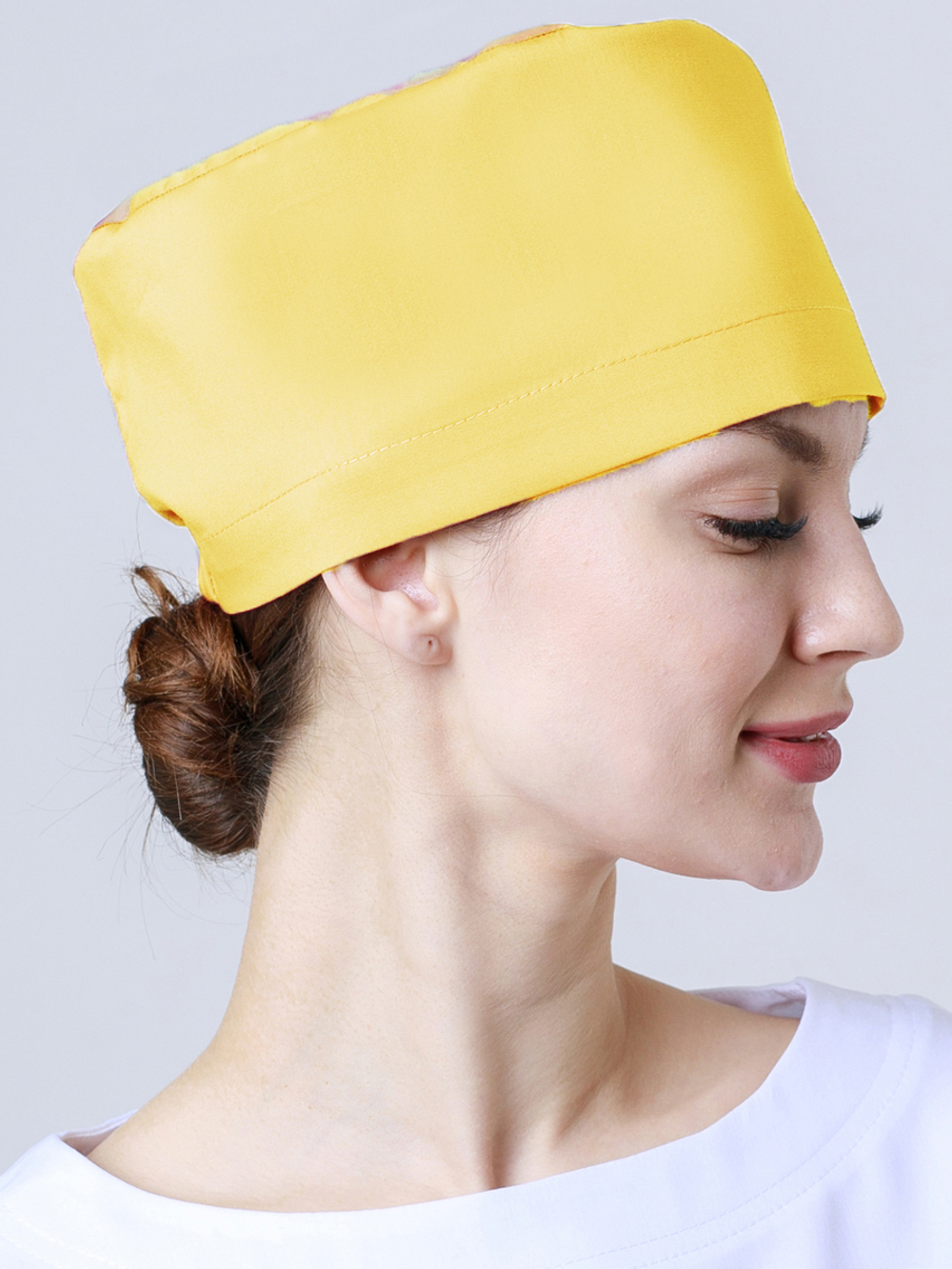 Медицинский головной убор желтого цвета К-117 от Медис