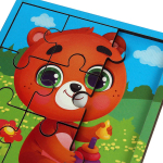 Головоломка-пазл в рамке. Игры в дорогу "Мишка" П300 7811245 (Лесная мастерская)