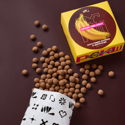 Хрустящие рисовые шарики в шоколаде 70гр со вкусом банана