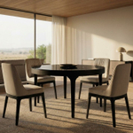 Стол круглый Bellini 120, керамика глянцевая