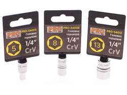 Головка 1/4" 13мм 6гр. PRO STARTUL (PRO-54013)
