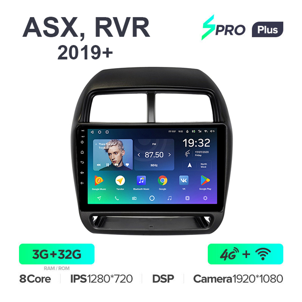 Teyes SPRO Plus 9"для Mitsubishi ASX, RVR 2019+