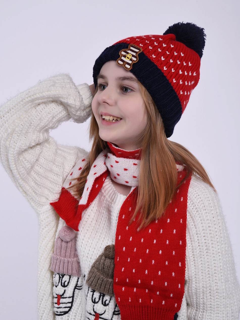 Комплект детский (Шапка+Шарф)