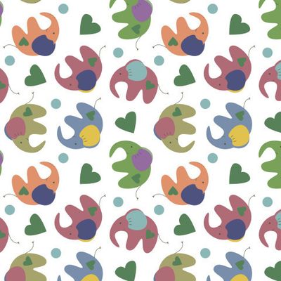 Влюбённые слоники в тёмном.