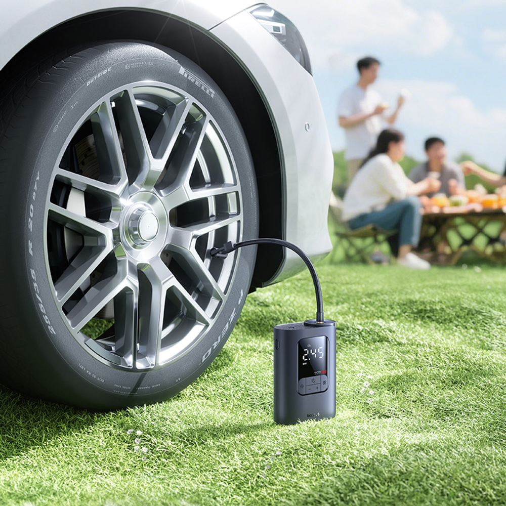 Автомобильный компрессор Baseus GoTrip VA1 Super Mini Cordless Inflator 22-Cylinder