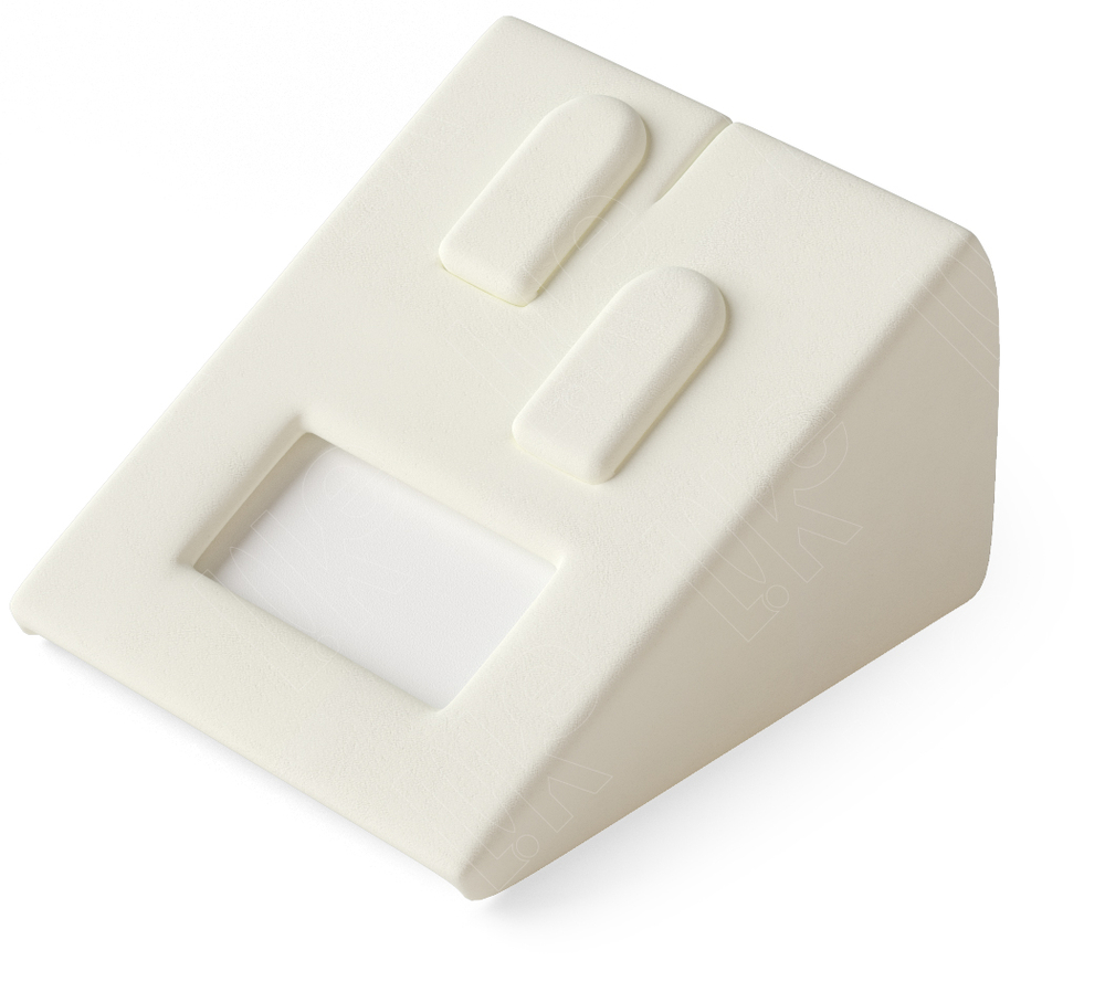 Вкладыш 08/стойка/для 2 колец/2 вертикальных язычка/окошко д/бирки/прорезь для нитки