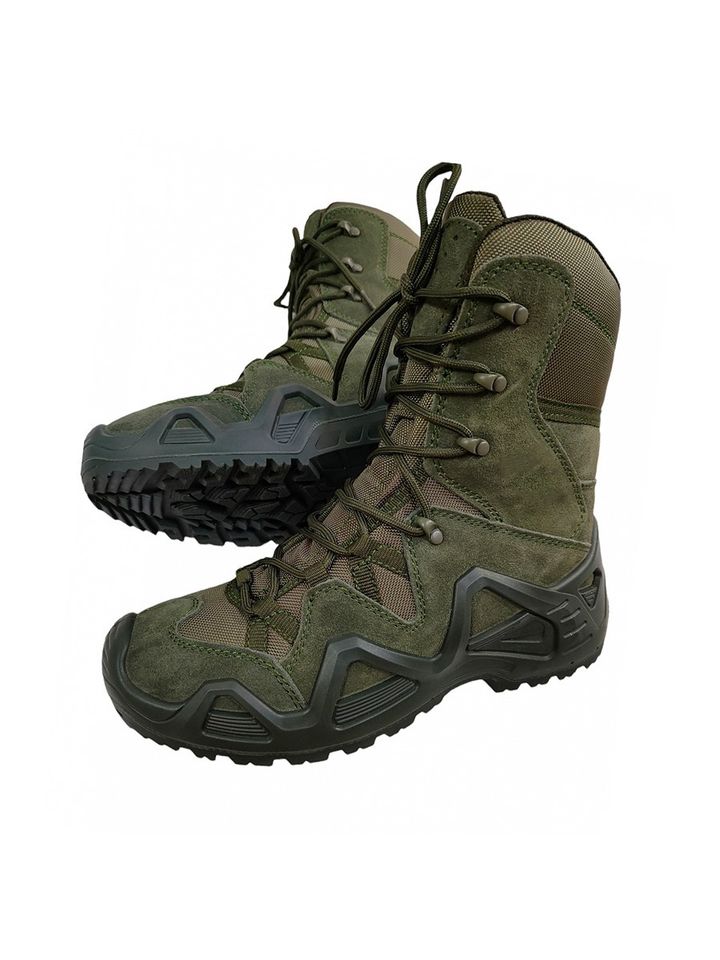 Ботинки треккинговые высокие (олива)