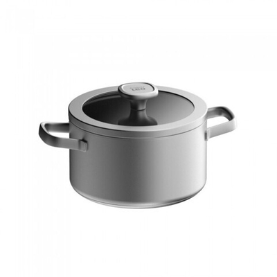 Кастрюля 20см 3,4л с крышкой серии Leo Graphite SS 3950492