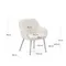 Детский стульчик Konna, белое букле