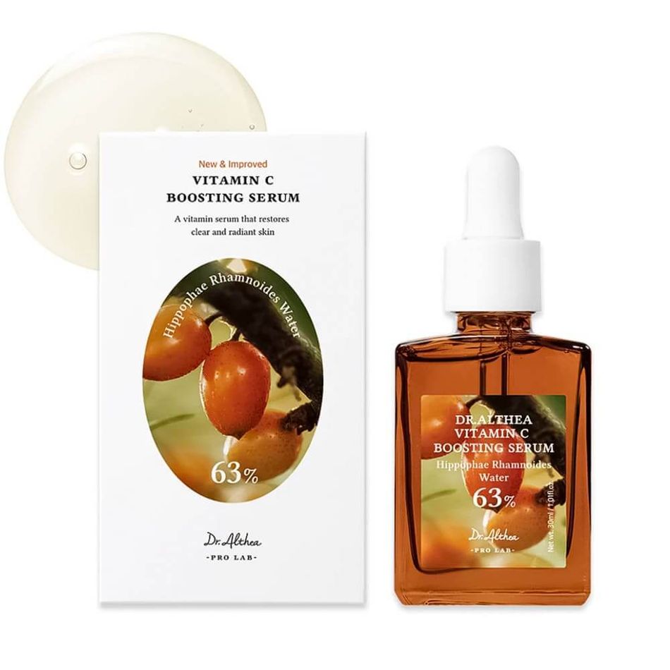 Укрепляющая бустер-сыворотка с 63% облепихи Dr. Althea Vitamin C Boosting Serum 63% 30 мл