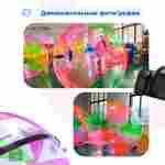 Аттракцион Водный шар ПВХ «Розово-зелёный» 2*2*2 м