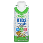 Orgain, Kids Protein, органический питательный коктейль, ваниль, 4 пакетика, по 244 мл (8,25 жидк. унц.)