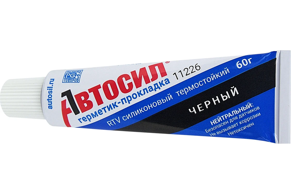 Герметик-прокладка Автосил, силиконовый, чёрный, 60 г