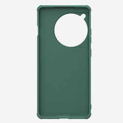 Усиленный двухкомпонентный чехол зеленого цвета (Deep Green) от Nillkin для OnePlus 12R и Ace 3, серия Super Frosted Shield Pro
