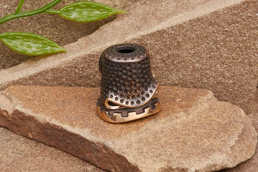 Бусина для темляка Рубль (биметалл) от мастерской Братьев Пешковых