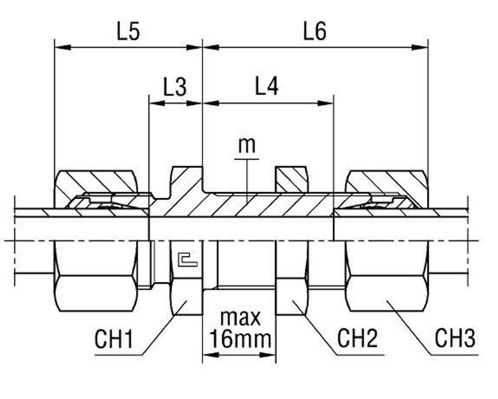 Соединение PD DL12 M18х1.5 (в сборе)