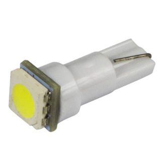 Светодиод 12V T 5   1SMD WHITE 5050  (без патрона) белый X0037/12VT5/1SMD(5050)/WHITE