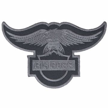 Нашивка Орел BIG BOSS (серый)