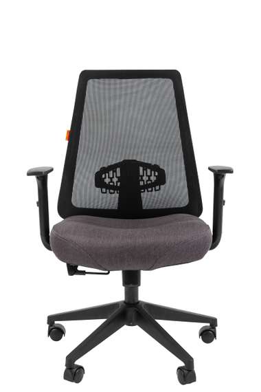 Офисное кресло Chairman 535 Россия LT ткань черный/серый