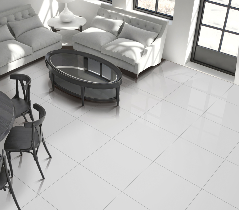 Керамогранит Concor Super White 60x60 см 1.44 м² полированный цвет белый