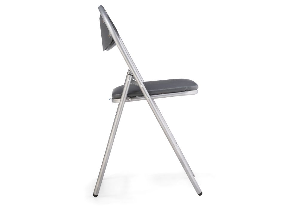 Стул на металлокаркасе Gikat серый полимер / светлый мусс