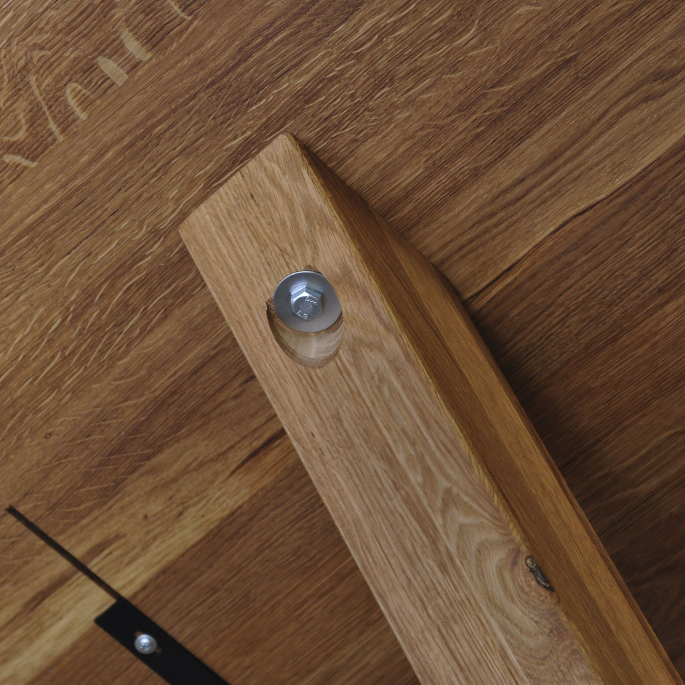 Стол обеденный Уиллис 180х90 см из дикого дуба