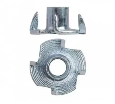 Гайка мебельная M8 20 шт, врезная, забивная, DIN 1624