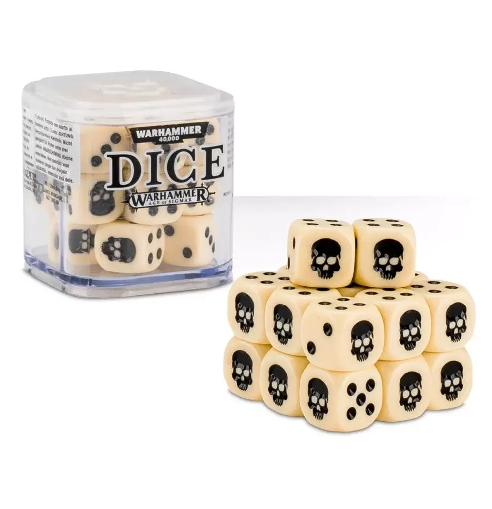 Набор шестигранных кубиков Citadel Dice Cube - Bone