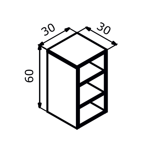 Тумба ORKA Knidos 30 подвесная, Legnano