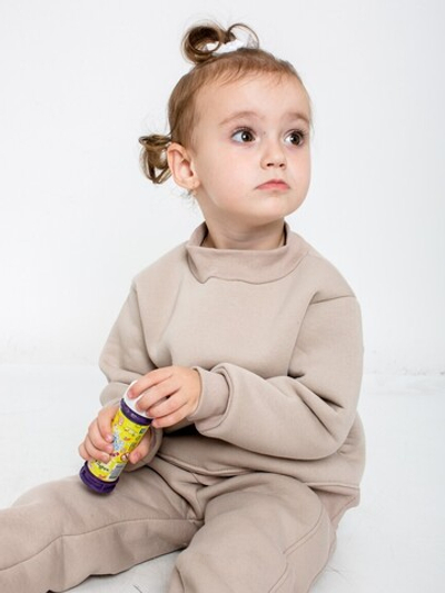 Костюм для мальчиков Футер 3х-нитка, начес "Почемучка-6" КМ-836/6 р.98, Бежевый (Ивашка)