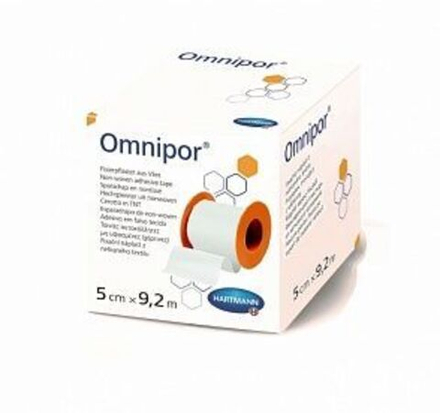 OMNIPOR - Гипоаллерг. из нетканого матер. /белый/: 9,2 м х 5 см; 2 шт.