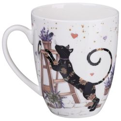 НАБОР ПОСУДЫ ОБЕДЕННЫЙ LEFARD "ЛАВАНДОВЫЕ КОТЫ" НА 4 ПЕР. 16 ПР. (КОР=2НАБ.)