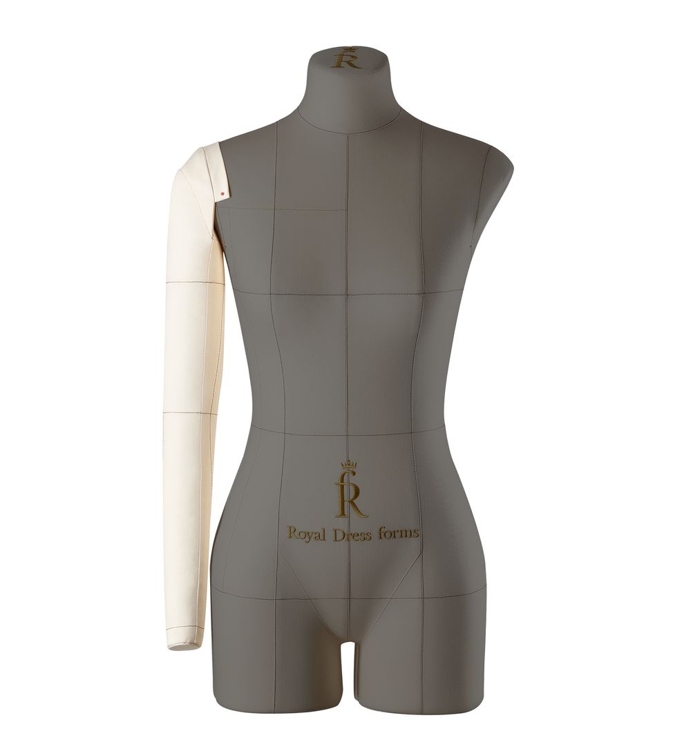 Правая рука для манекена Моника, бежевая, размер 42-44 тип фигуры Песочные часы