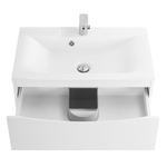 Тумба подвесная с раковиной BelBagno MARINO-650-2C-SO-BL-P