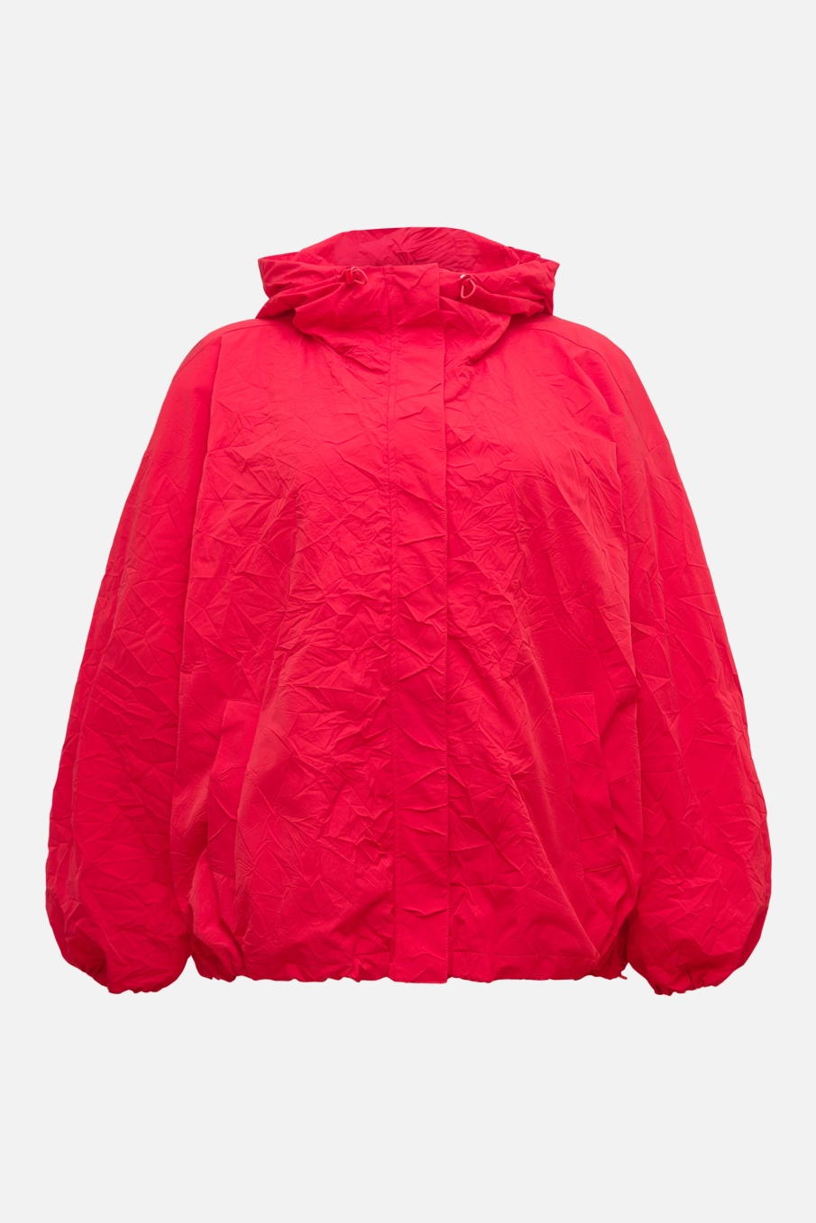 Куртка из жатой плащёвки