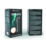 Мастурбатор с электростимуляцией Opus E Anal, черный (Цвет: черный)