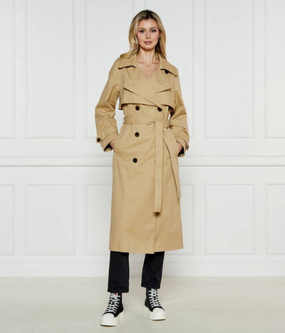 Тренч Tommy Jeans - бежевый(DW0DW20280)