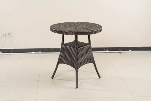 Стол Милан круглый Пруток мореный дуб