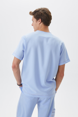 Топ медицинский мужской Гекай, скайблю