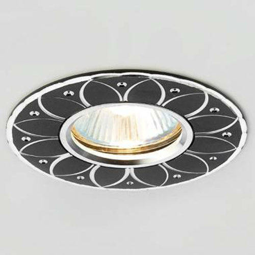 A805 BK/AL сатин/черный MR16