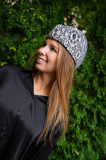 Пилотка трикотаж кружева