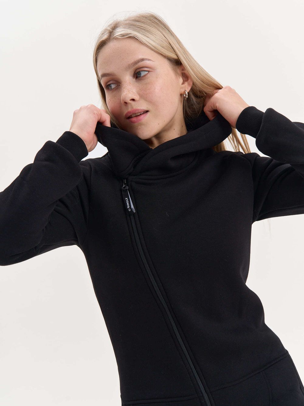 Комбинезон-косуха с клапаном "Уголь" женский утепленный