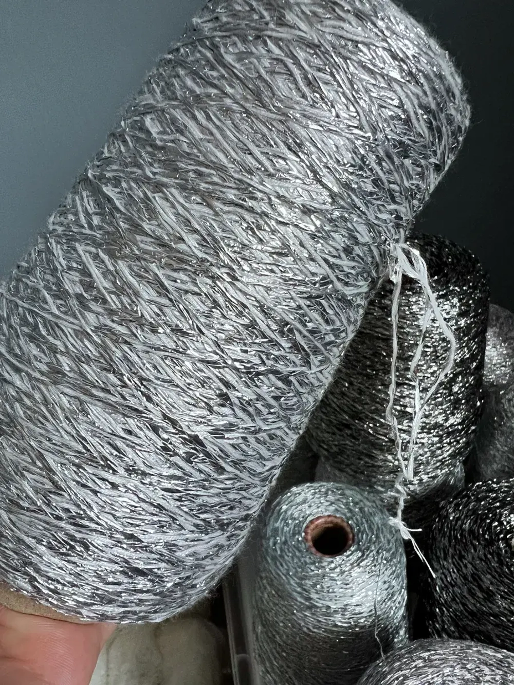 Пряжа Поталь Potalle Vi пряжа с фольгой