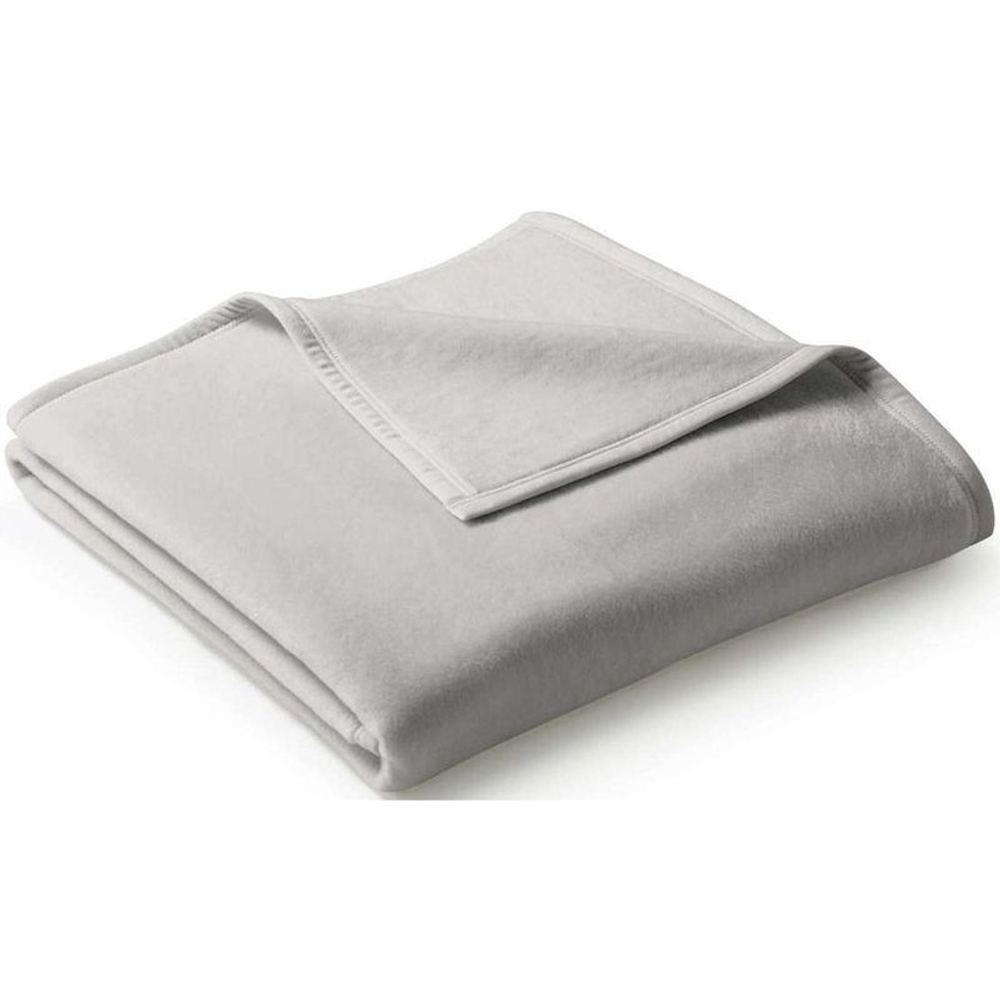 Плед 220х240 Biederlack Uno Cotton Silber Германия