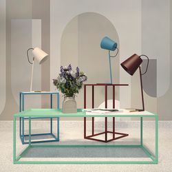 Лампа настольная Byokko, Ø20х47 см, сливовая