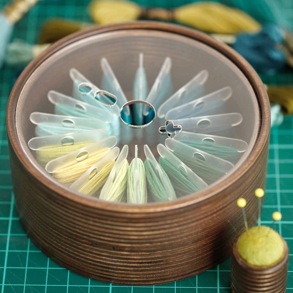 Круглая 12,5 см на 18 бобинок